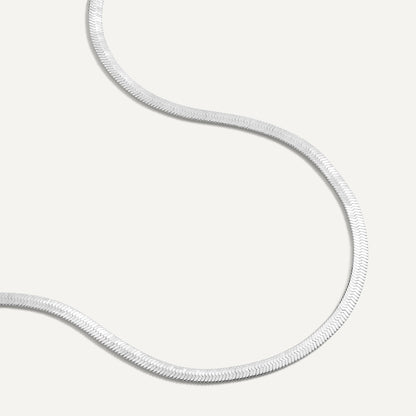 Odette Herringbone Chain Necklace