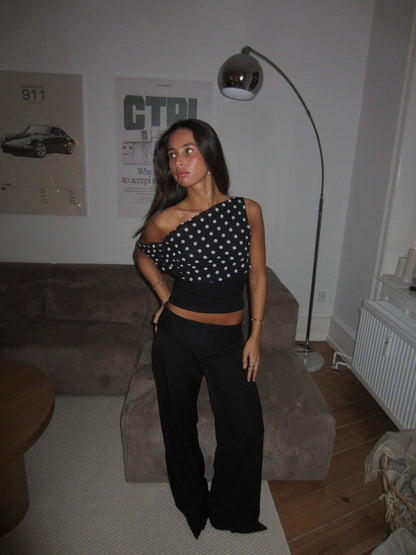 NoirMuse™ - One Shoulder Top