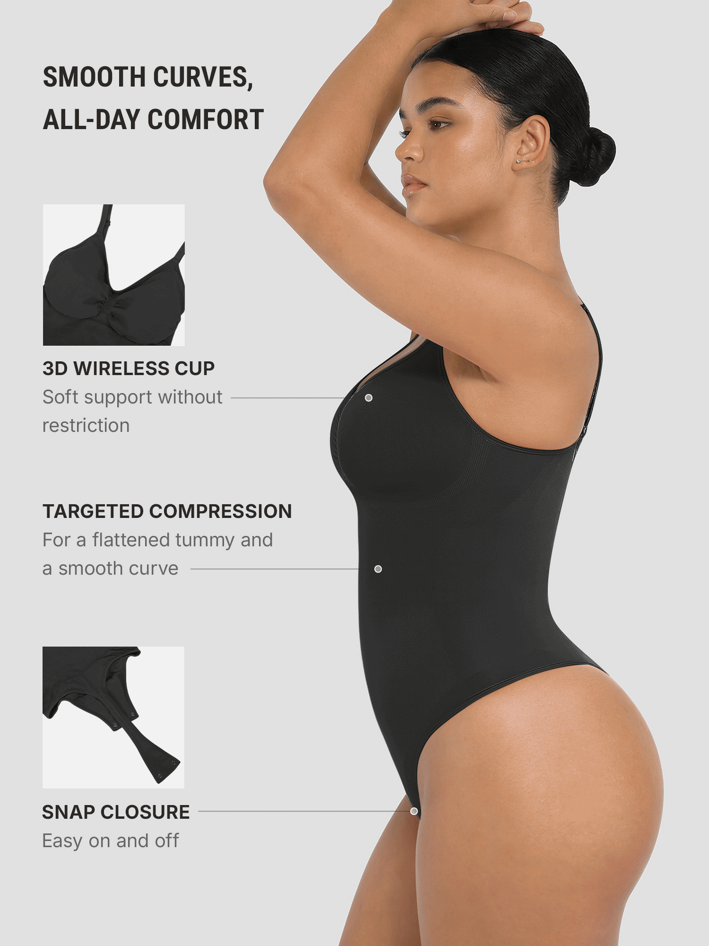 Snatched Waist Seamless Bodysuit