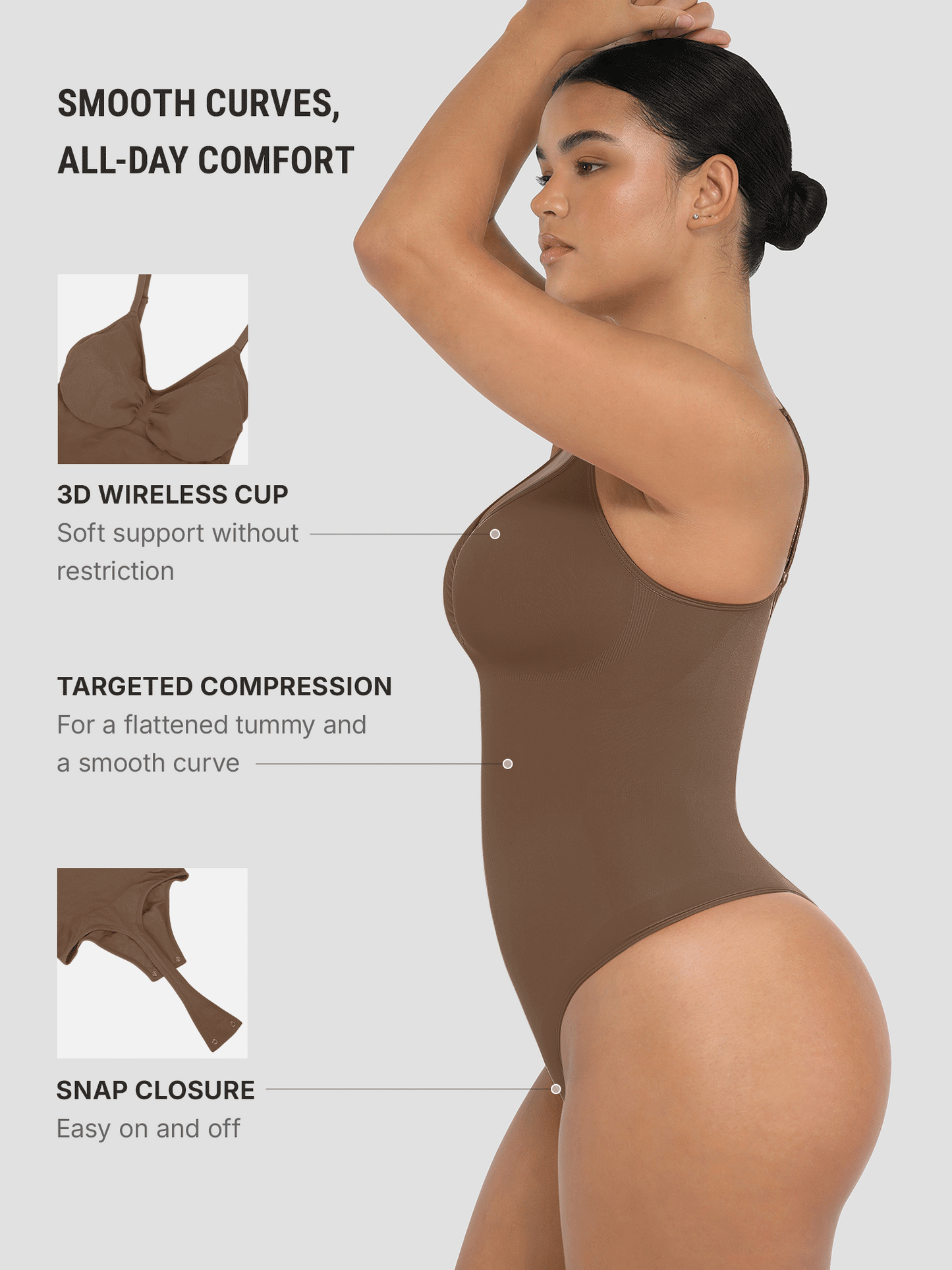 Snatched Waist Seamless Bodysuit