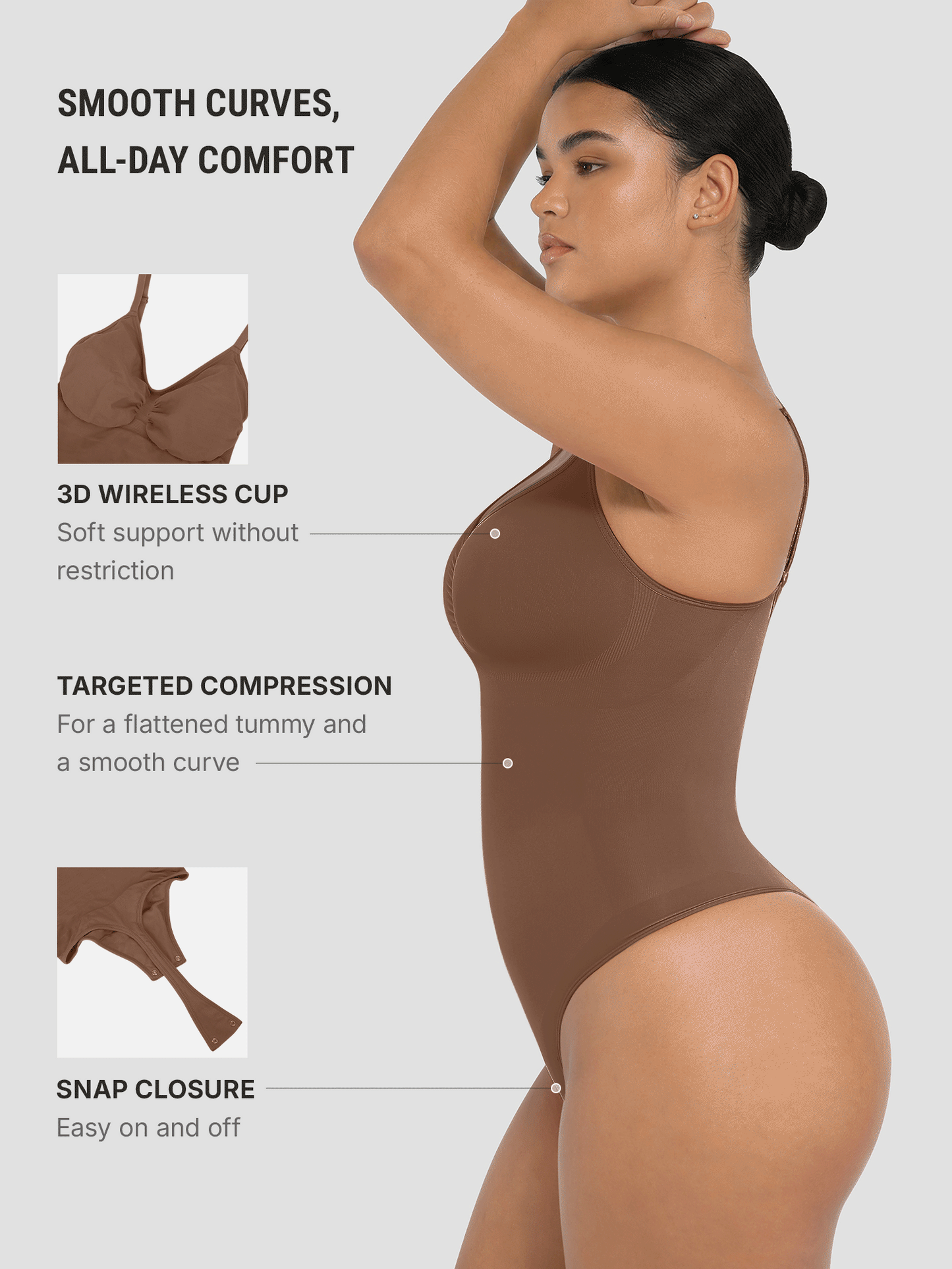 Snatched Waist Seamless Bodysuit