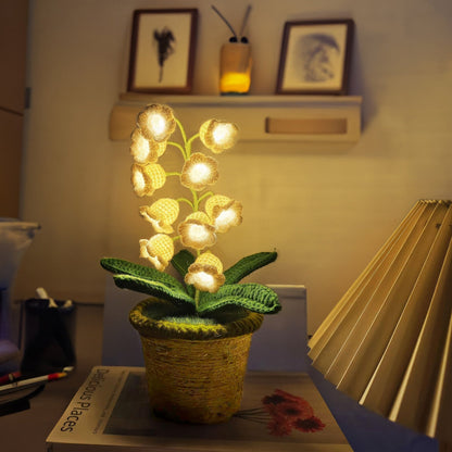 FloralGlow™ Crochet Flower Lamp