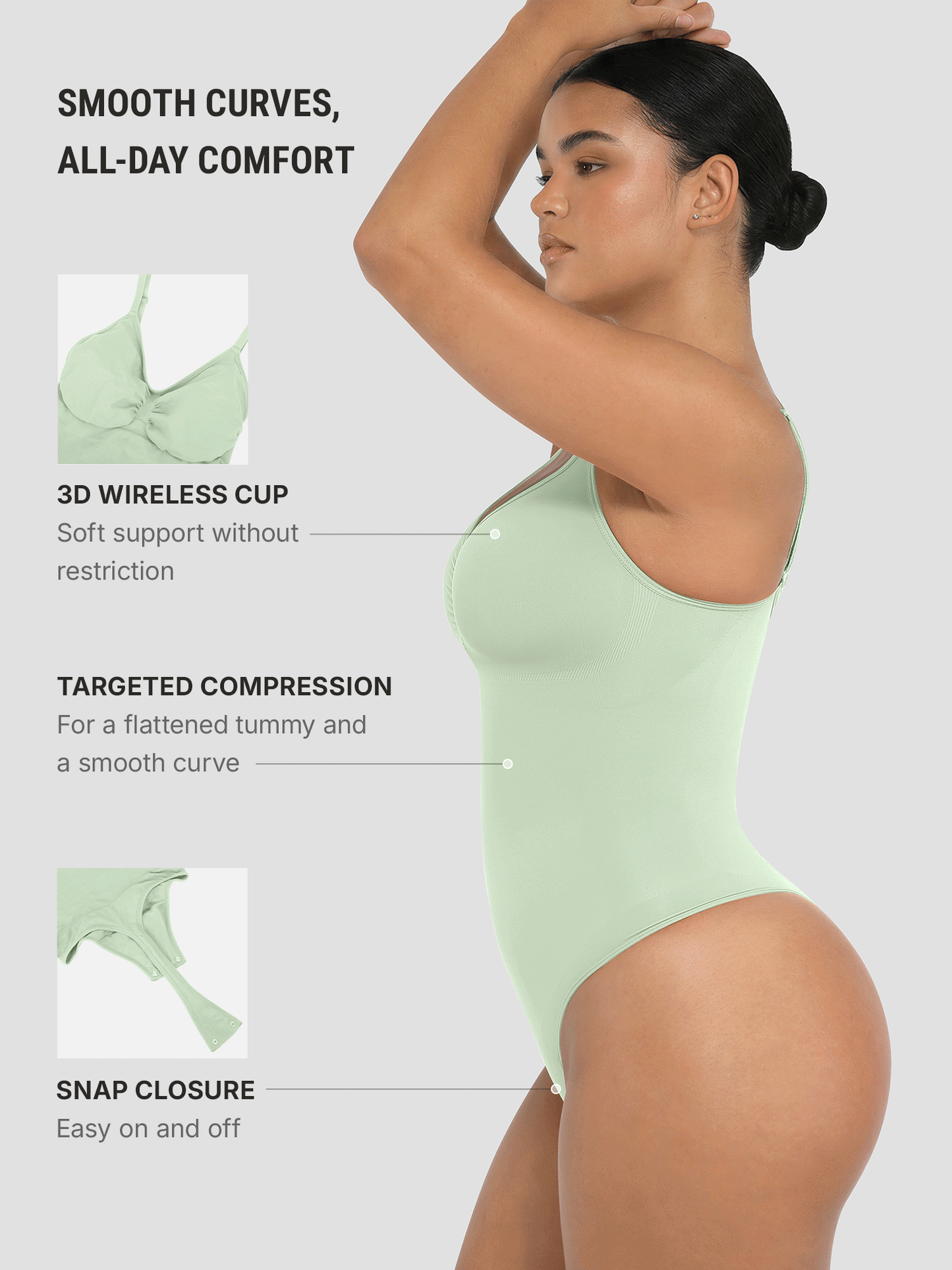 Snatched Waist Seamless Bodysuit