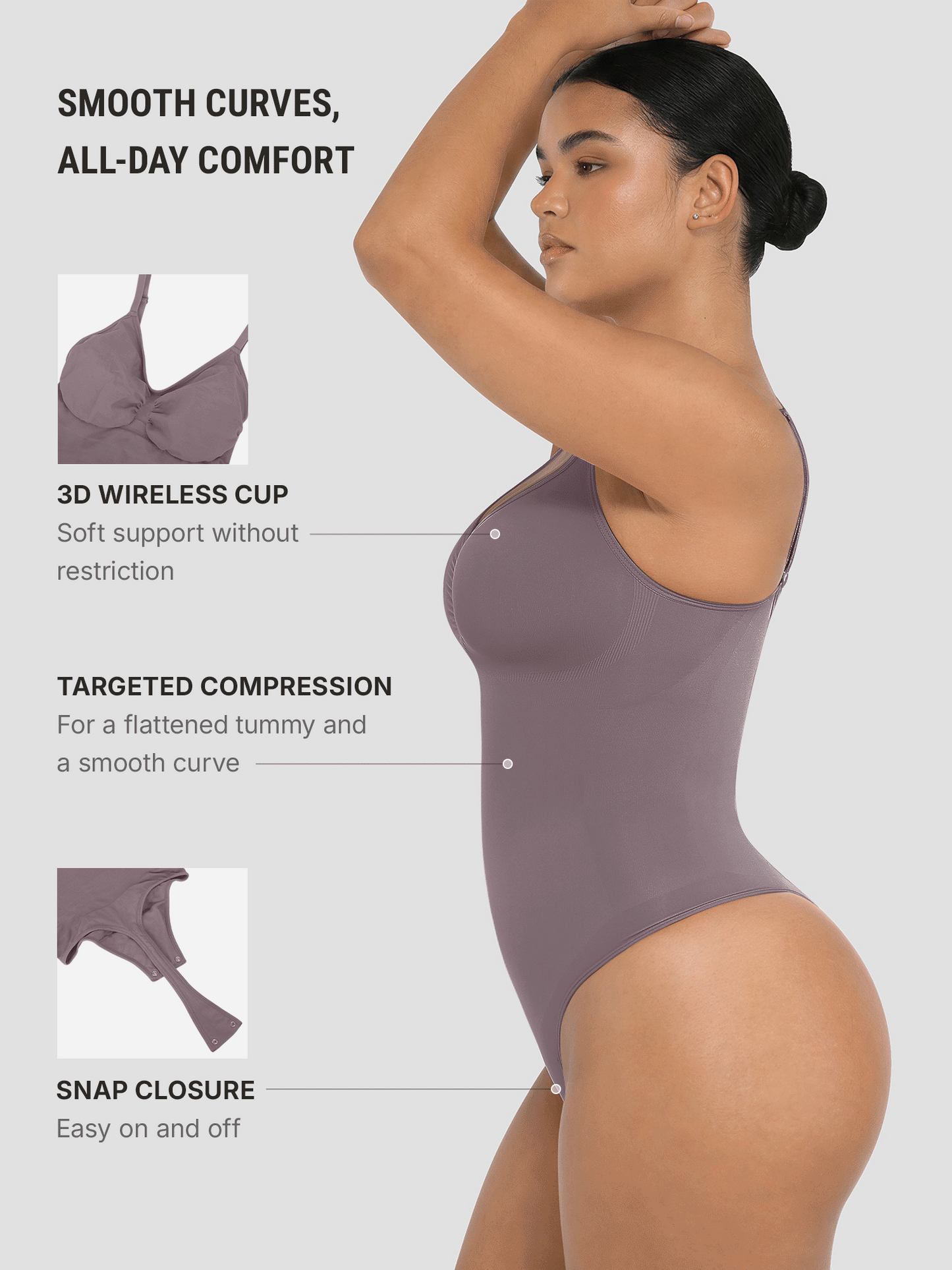 Snatched Waist Seamless Bodysuit