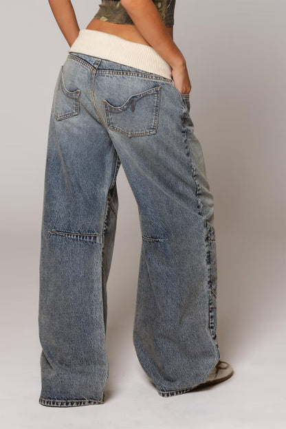 WavePatch™ Wide Leg Jeans