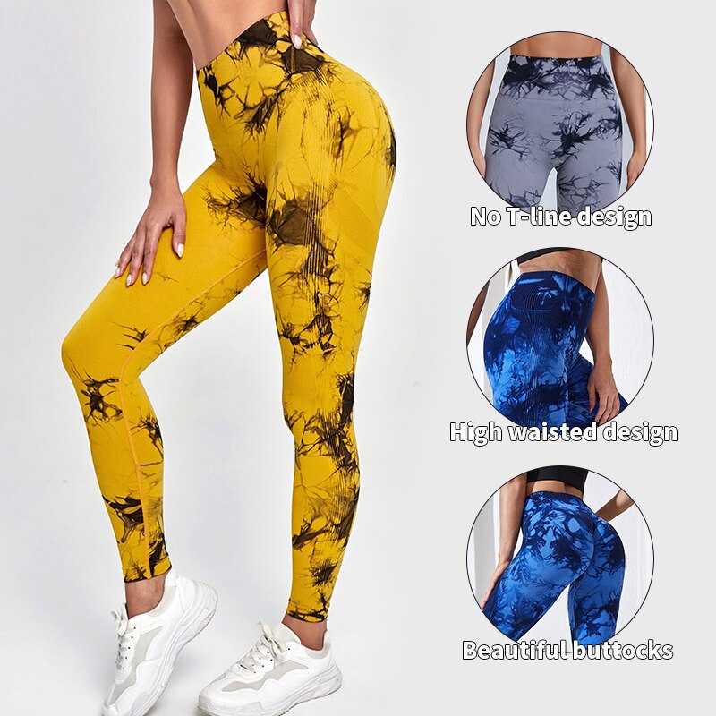 PeachForm™ Tie Dye Leggings