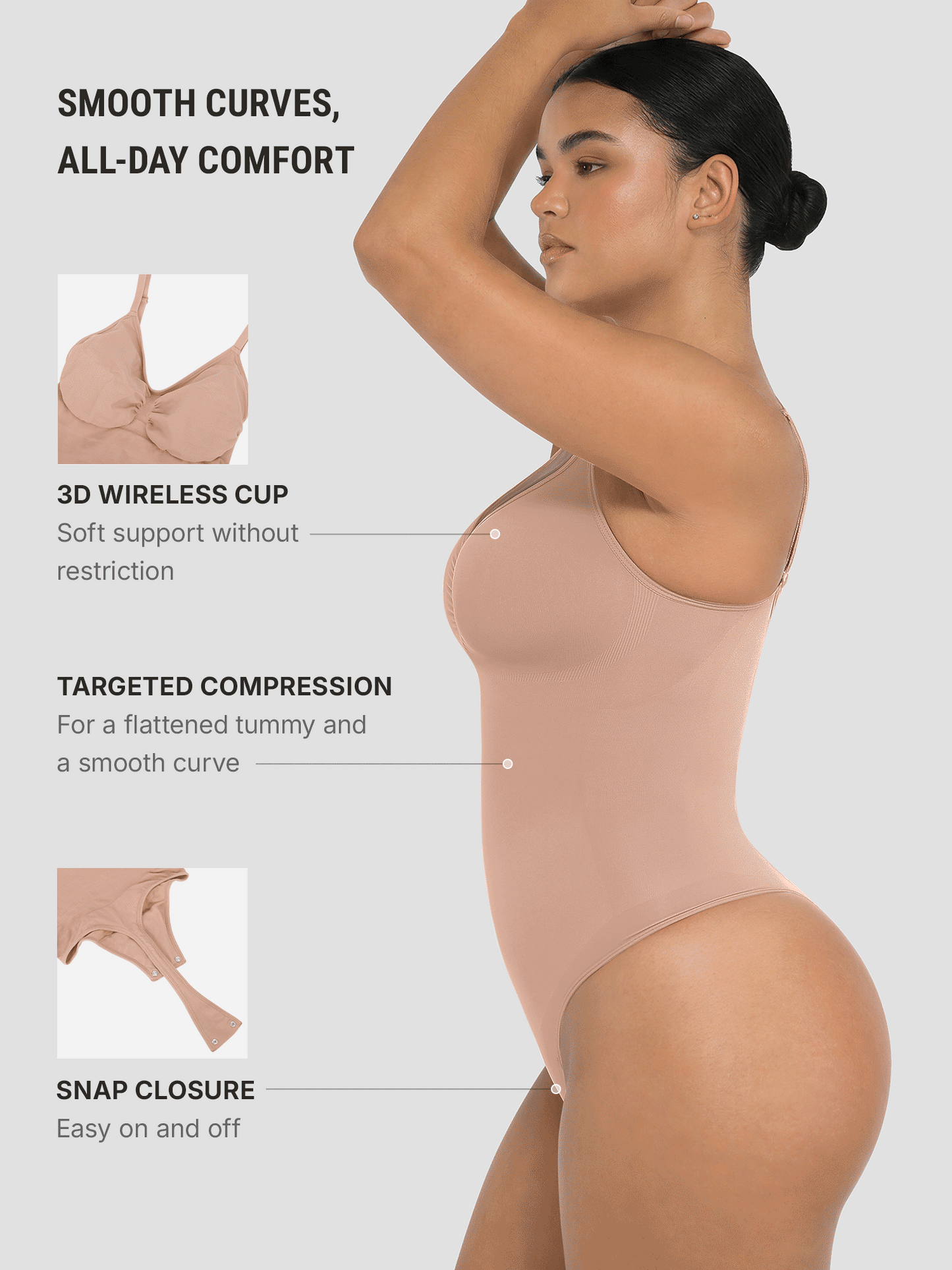 Snatched Waist Seamless Bodysuit
