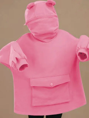 CubiZip™ - Bear Pocket Hoodie