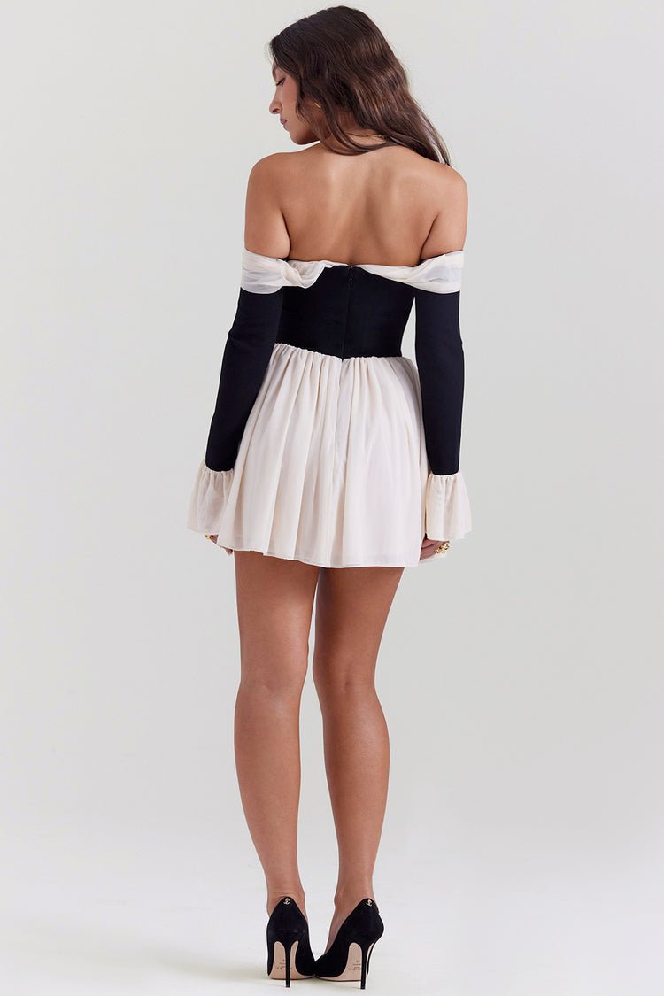 BowBust™ Off-Shoulder Mini Dress