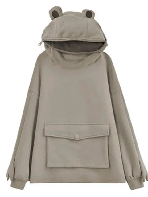CubiZip™ - Bear Pocket Hoodie