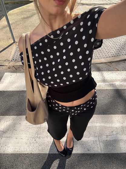 NoirMuse™ - One Shoulder Top