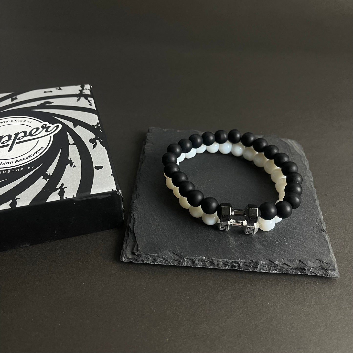 ForgeFlex™ - Dumbbell Bead Bracelet