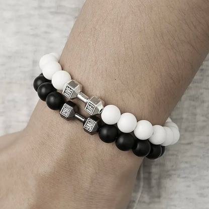 ForgeFlex™ - Dumbbell Bead Bracelet